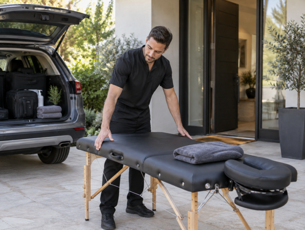Mobile Massage with Male for Website Page SM